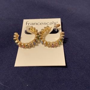 francesca’s never worn colorful hoop